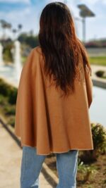 Cape ultra tendance en velours de laine – Image 14