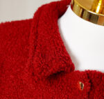 Veste Teddy Sherpa Rouge Femme Tunisie – Image 2