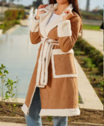 Manteau Soulayma – Faux Daim 3aloucha – Image 2