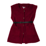 Veste Sans Manches Rouge Teddy Femme – Tunisie
